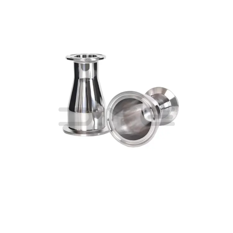 Sanitary ruostumattomasta teräksestä valmistettu samankeskinen puristin