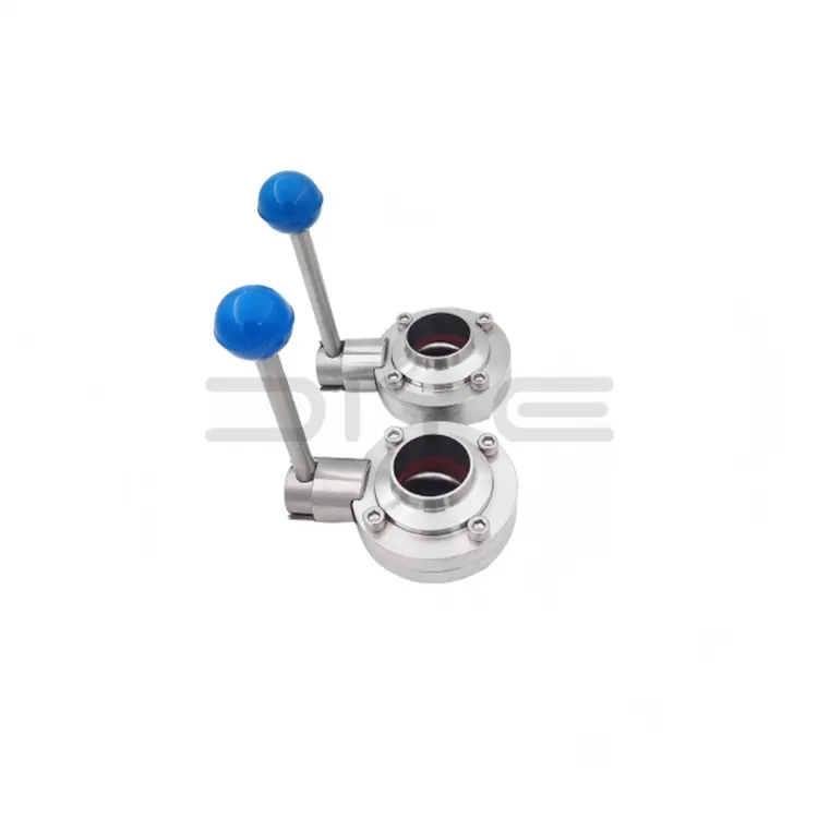 Saniteettihitsattu läppäventtiili